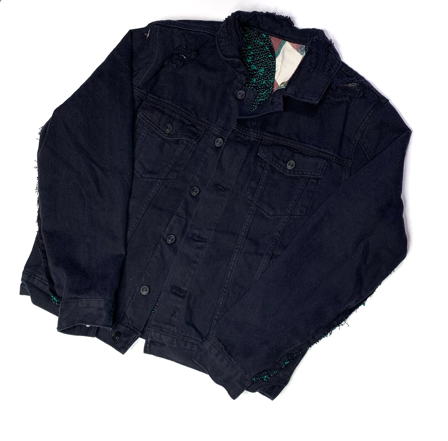 Reversible Flannel Denim :Tweed