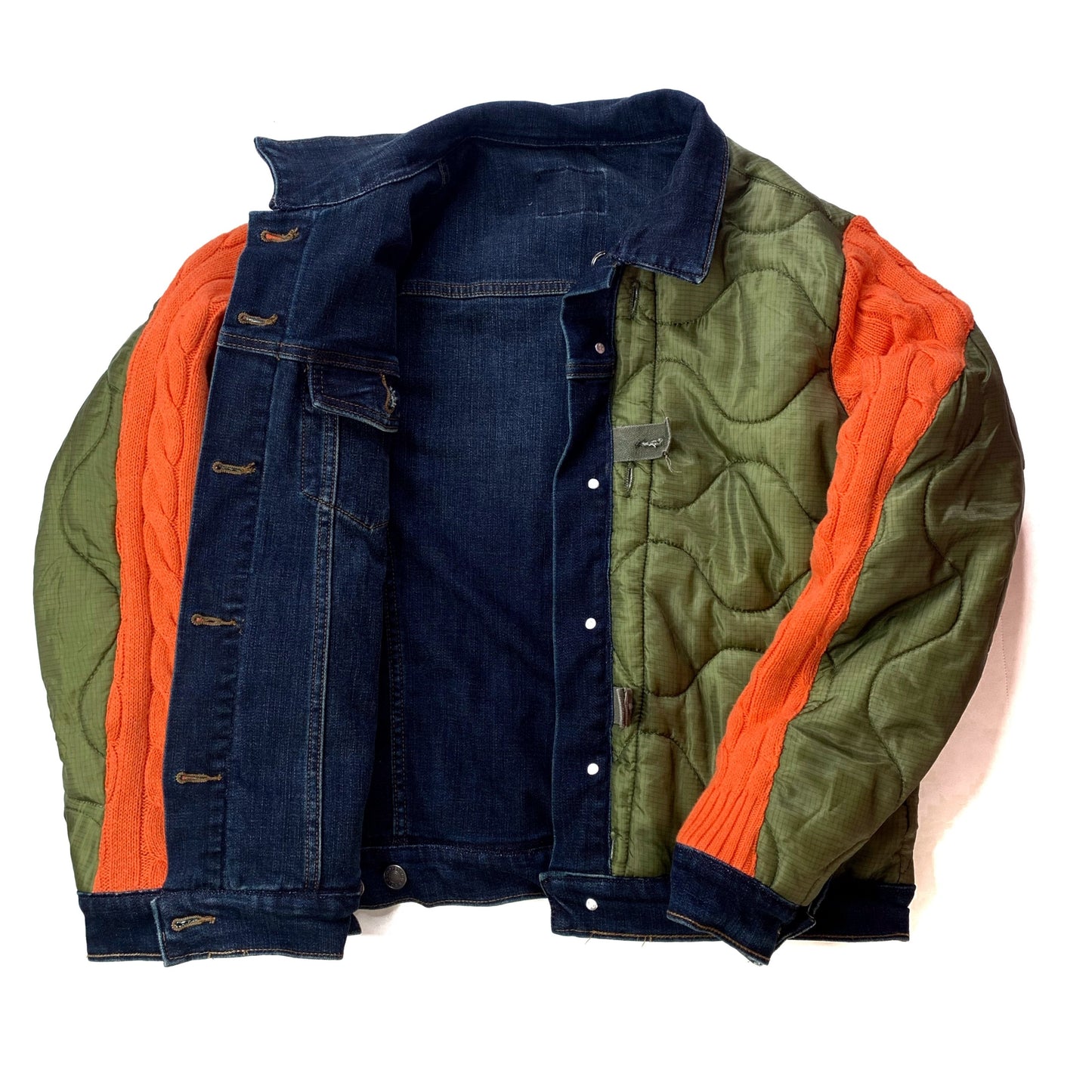 Reversible denim