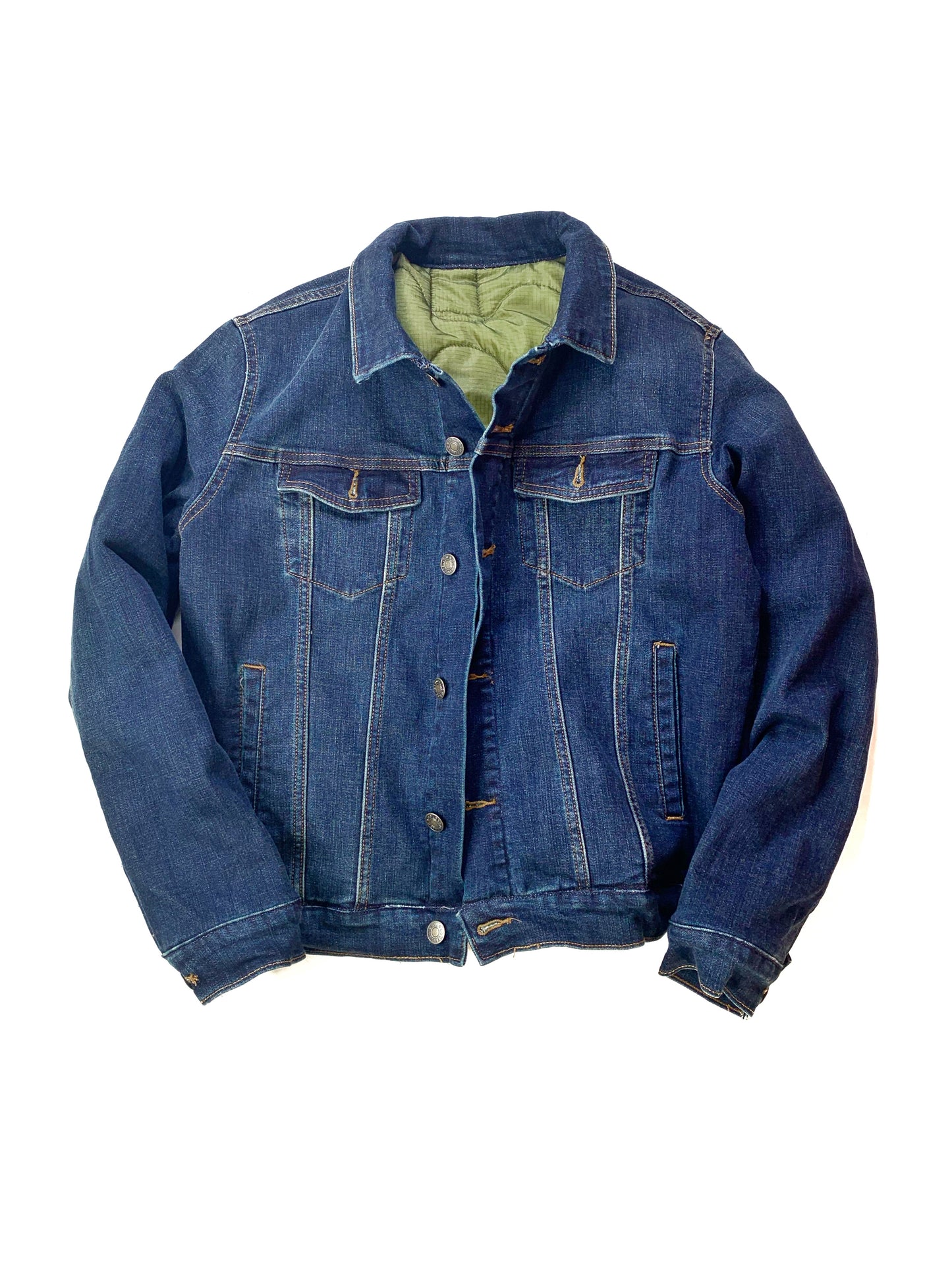 Reversible denim